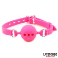 Atmungsaktiver Ballknebel aus Silikon M – 4,5 cm von Latetobed BDSM Line