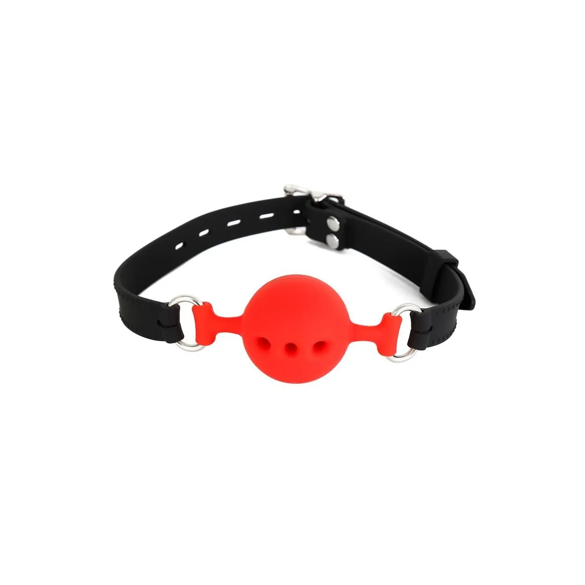 Silikon-Atmungsaktiver Ballknebel M – 4,5 cm von Latetobed BDSM Line | Fesselliebe.de