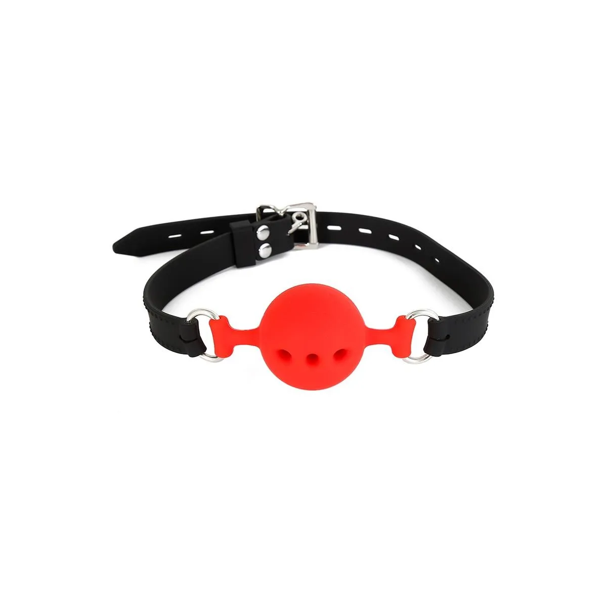 Silikon-Atmungsaktiver Ballknebel M – 4,5 cm von Latetobed BDSM Line | Fesselliebe.de