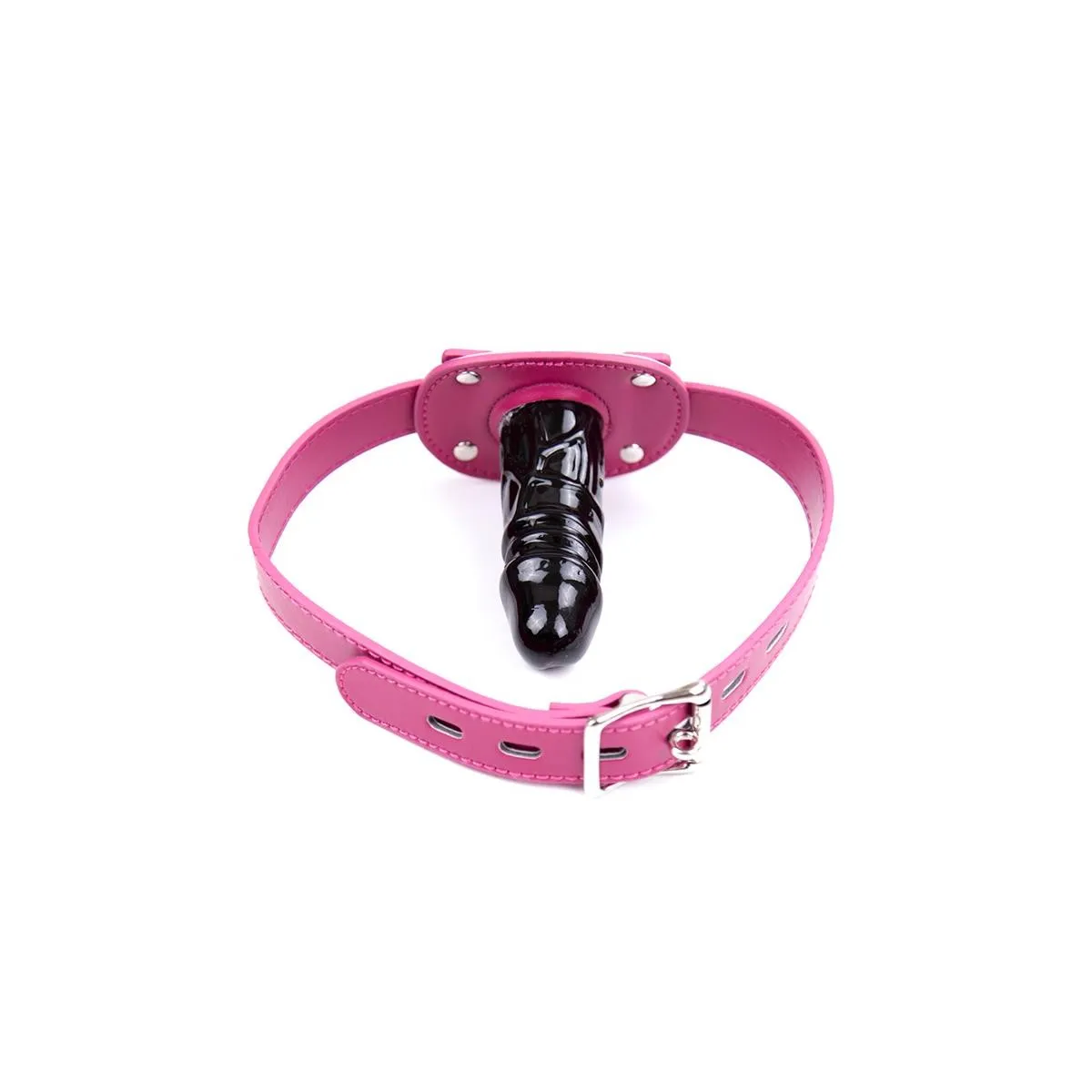 Dildo-Knebelball Verstellbar 46-58 cm – Dildo: 10 cm von Latetobed BDSM Line | Fesselliebe.de