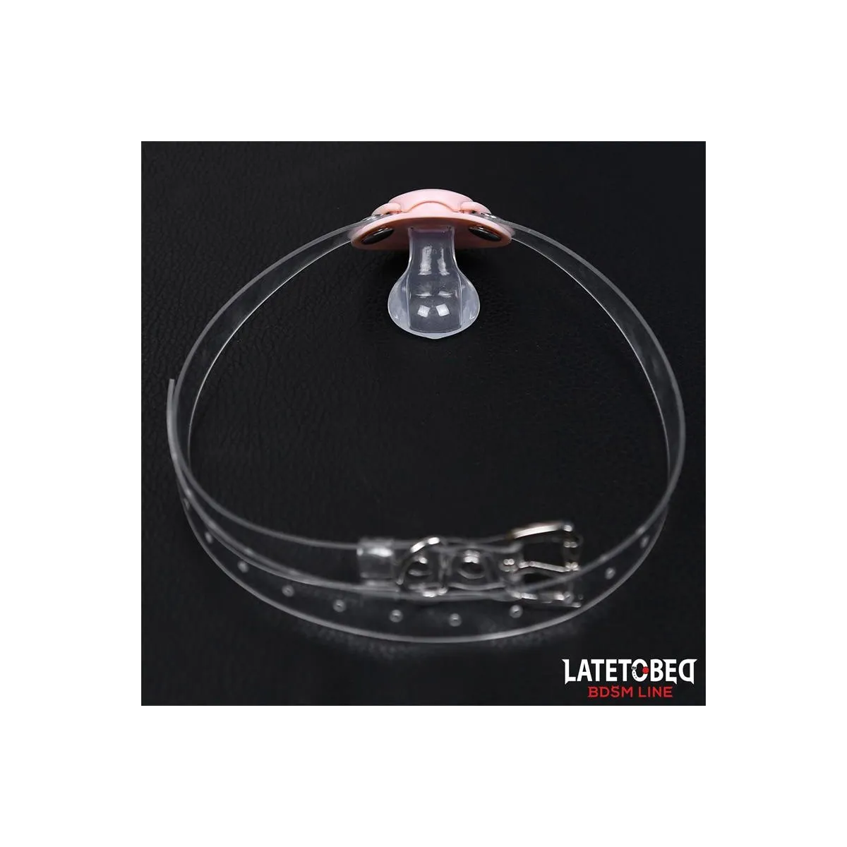 Schnuller-Knebelball Verstellbar 43–60 cm von Latetobed BDSM Line | Fesselliebe.de