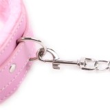 Halsband mit Leine Pastellrosa von Latetobed BDSM Line | Fesselliebe.de