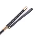 Klassische Metallgerte Schwarz und Gold von Latetobed BDSM Line