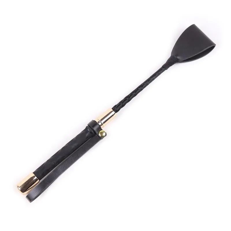 Klassische Gerte Schwarz und Gold 30 cm von Latetobed BDSM Line | Fesselliebe.de
