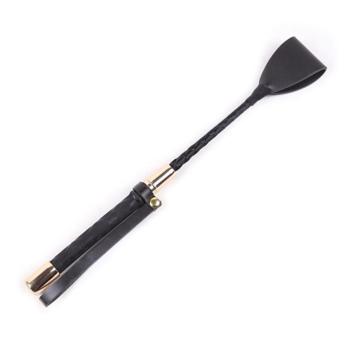 Klassische Gerte Schwarz und Gold 30 cm von Latetobed BDSM Line | Fesselliebe.de