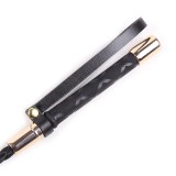 Klassische Gerte Schwarz und Gold 30 cm von Latetobed BDSM Line | Fesselliebe.de