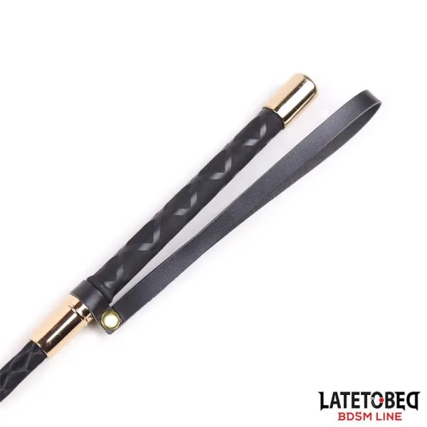 Klassische Gerte Goldfarbenes Metall 55 cm von Latetobed BDSM Line | Fesselliebe.de