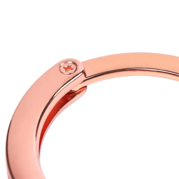 Roségoldene Handschellen mit Totenkopfschlüsseln von Latetobed BDSM Line | Fesselliebe.de