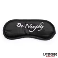3-Teiliges Set Maske, Handschellen und Federn Schwarz von Latetobed BDSM Line
