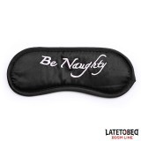 3-Teiliges Set Maske, Handschellen und Federn Schwarz von Latetobed BDSM Line | Fesselliebe.de