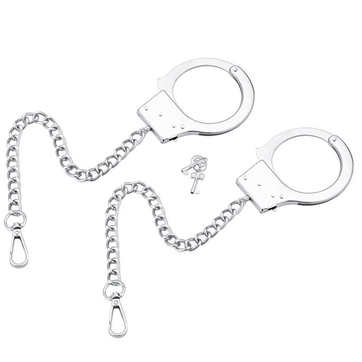 Einzelne Metallketten-Handschellen von Latetobed BDSM Line | Fesselliebe.de