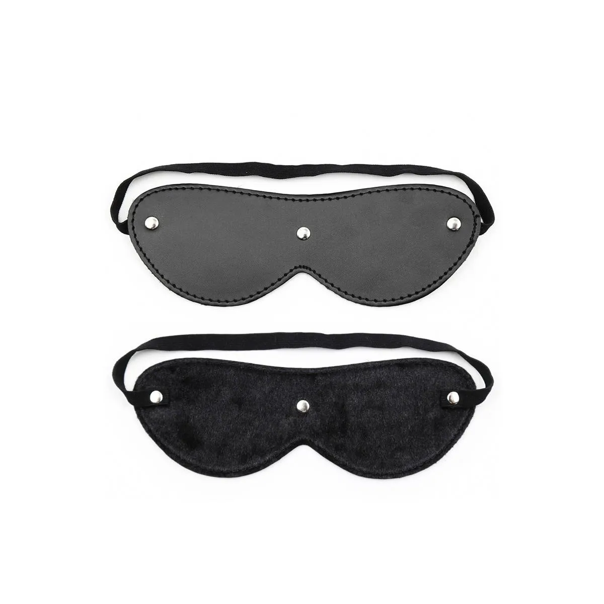Fell-Augenbinde mit 3 Nieten von Latetobed BDSM Line | Fesselliebe.de