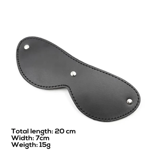 Fell-Augenbinde mit 3 Nieten von Latetobed BDSM Line | Fesselliebe.de