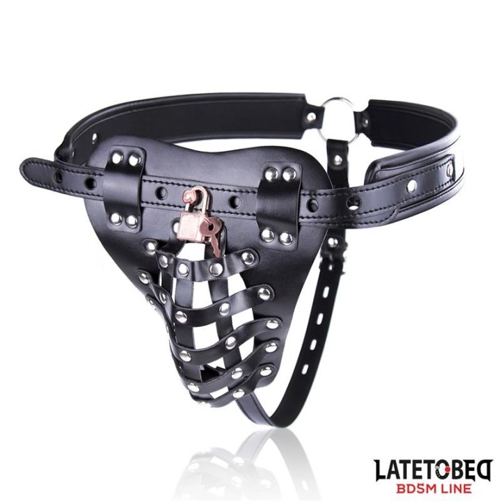 Keuschheitshose für Männer mit Verstellbarem Käfig von Latetobed BDSM Line | Fesselliebe.de