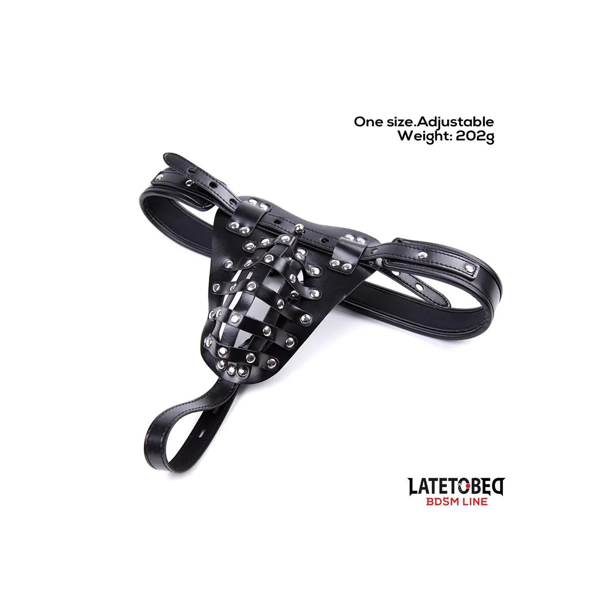 Keuschheitshose für Männer mit Verstellbarem Käfig von Latetobed BDSM Line | Fesselliebe.de