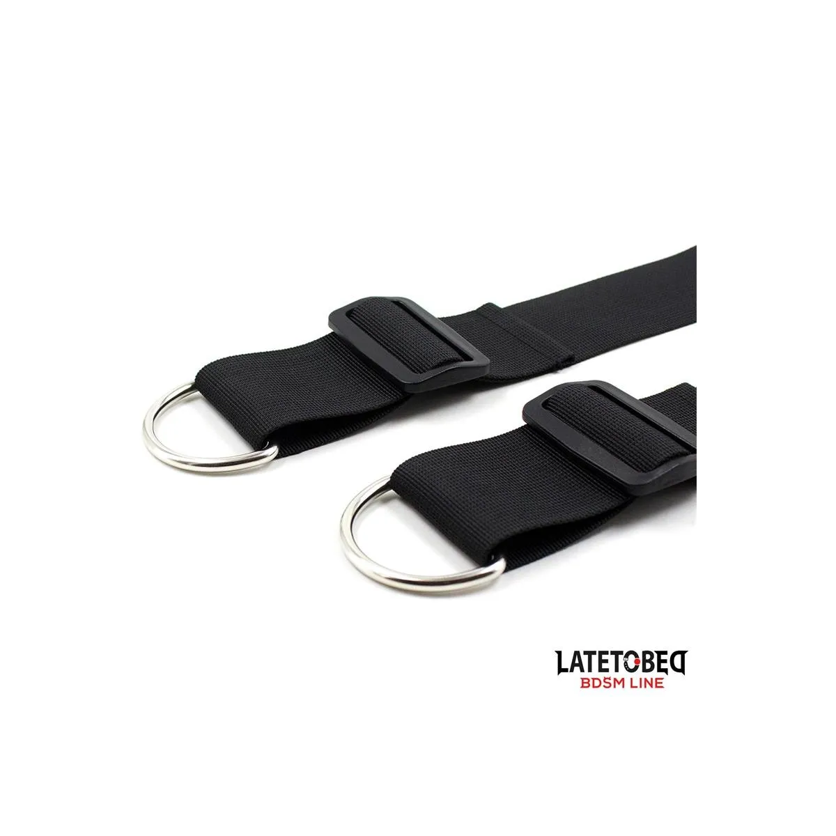 Türschwingende Nylon-Neopren-Handfesseln von Latetobed BDSM Line | Fesselliebe.de