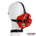 Maulkorb mit Atmungsaktivem Knebelball von Latetobed BDSM Line
