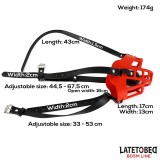 Maulkorb mit Atmungsaktivem Knebelball von Latetobed BDSM Line | Fesselliebe.de