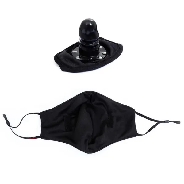 Gesichtsmaske mit Abnehmbarem Dildo von Latetobed BDSM Line | Fesselliebe.de