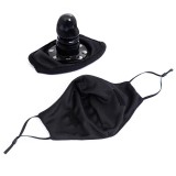 Gesichtsmaske mit Abnehmbarem Dildo von Latetobed BDSM Line | Fesselliebe.de
