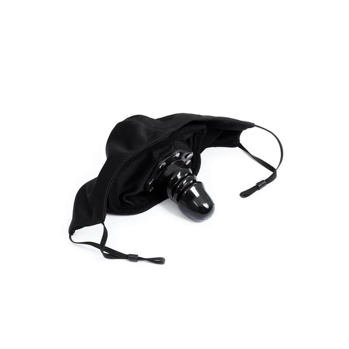 Gesichtsmaske mit Abnehmbarem Dildo von Latetobed BDSM Line | Fesselliebe.de