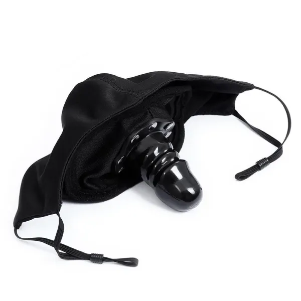 Gesichtsmaske mit Abnehmbarem Dildo von Latetobed BDSM Line | Fesselliebe.de