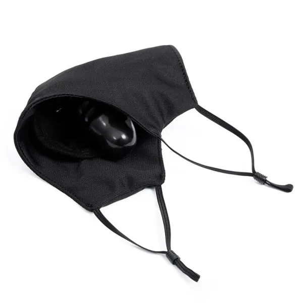 Gesichtsmaske mit Abnehmbarem Dildo von Latetobed BDSM Line | Fesselliebe.de