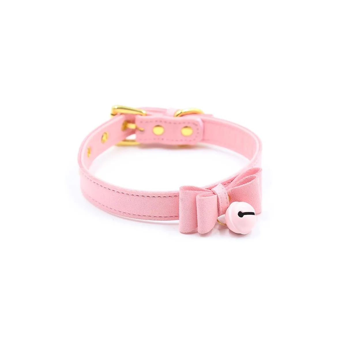 Goldenes Katzenhalsband mit Glöckchen von Latetobed BDSM Line | Fesselliebe.de