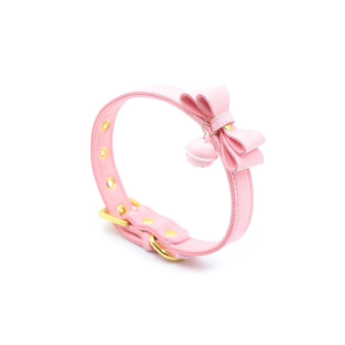 Goldenes Katzenhalsband mit Glöckchen von Latetobed BDSM Line | Fesselliebe.de