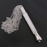 Peitsche mit Kette und Quaste mit Strassgriff von Latetobed BDSM Line | Fesselliebe.de