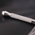 Peitsche mit Kette und Quaste mit Strassgriff von Latetobed BDSM Line