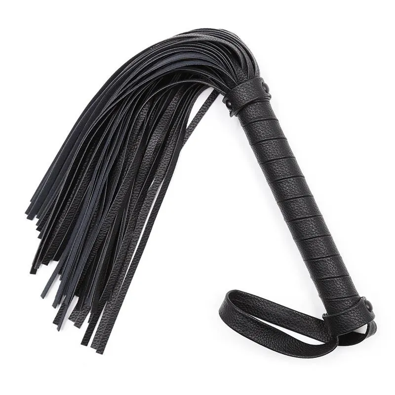 Klassischer Flogger 42 cm Schwarz von Latetobed BDSM Line | Fesselliebe.de