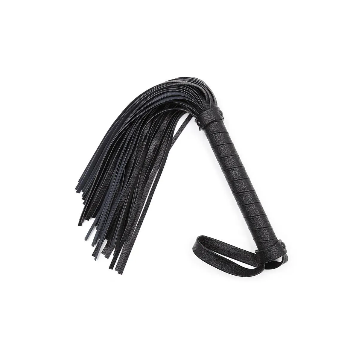 Klassischer Flogger 42 cm Schwarz von Latetobed BDSM Line | Fesselliebe.de