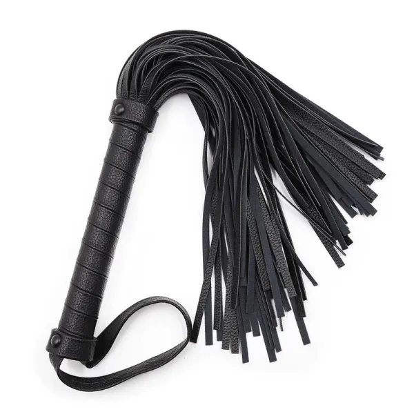 Klassischer Flogger 42 cm Schwarz von Latetobed BDSM Line | Fesselliebe.de