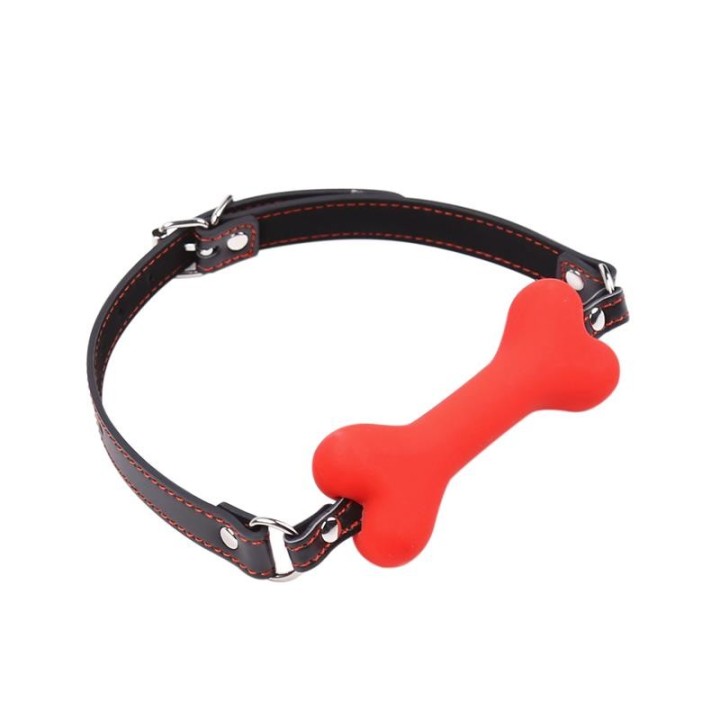 Knochenknebelball, Rot von Latetobed BDSM Line | Fesselliebe.de