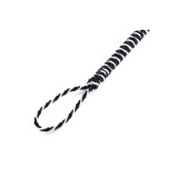 Feder-Kitzler mit Umwicklung 46 cm Schwarz/Weiss von Latetobed BDSM Line | Fesselliebe.de
