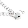 Halsband mit Schloss Metall Grösse M 44 cm von Latetobed BDSM Line