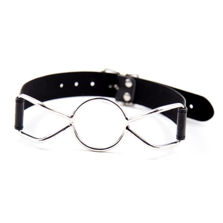 Metall-O-Ring-Knebelball 4,5 cm Grösse M von Latetobed BDSM Line | Fesselliebe.de