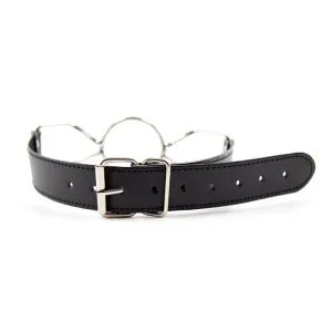 Metall-O-Ring-Knebelball 4,5 cm Grösse M von Latetobed BDSM Line