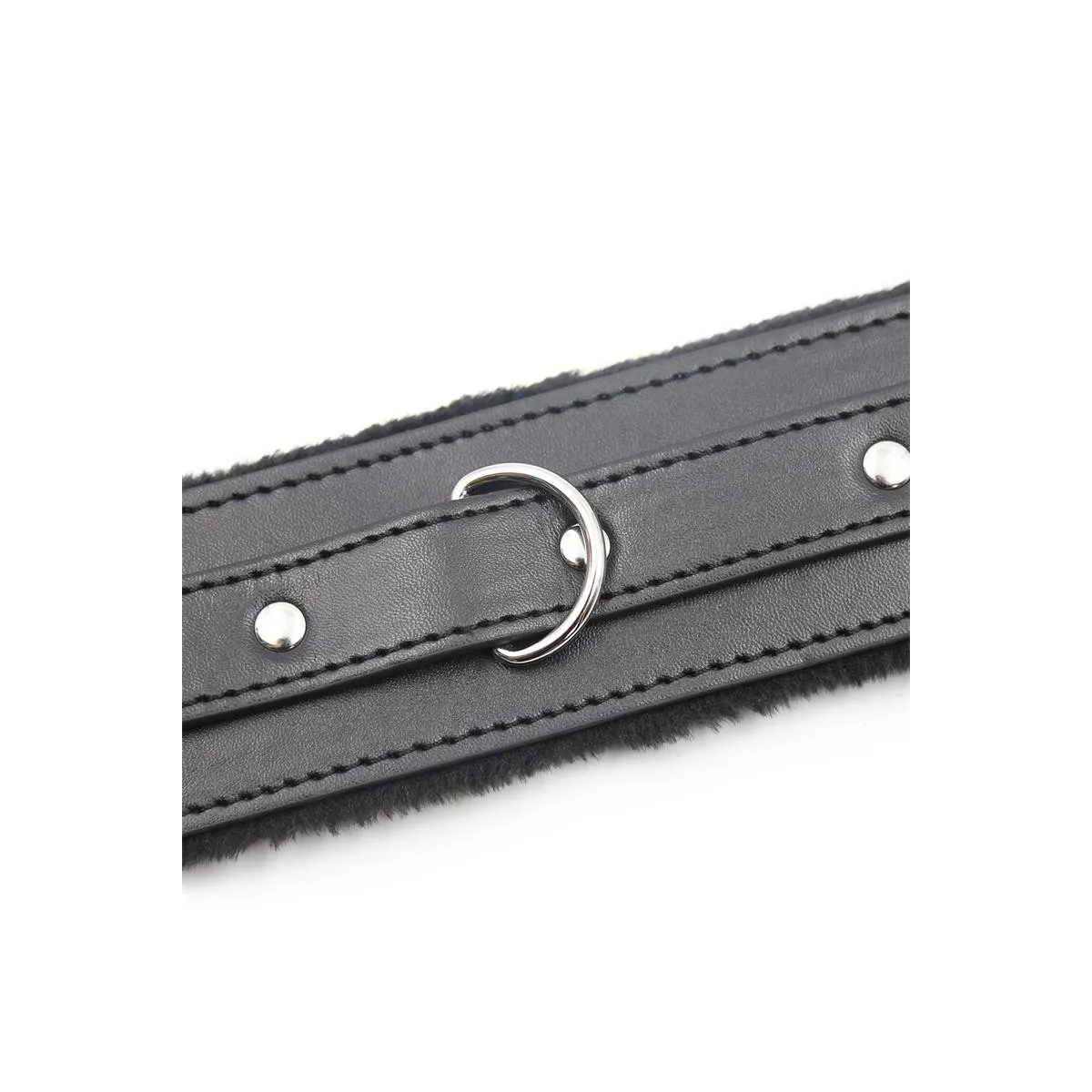 Halsband mit Metallleine Schwarz von Latetobed BDSM Line | Fesselliebe.de