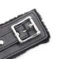 Halsband mit Metallleine Schwarz von Latetobed BDSM Line