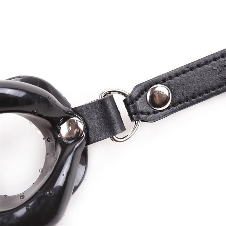 Knebelball Mundförmig Schwarz von Latetobed BDSM Line | Fesselliebe.de