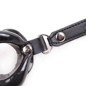 Knebelball Mundförmig Schwarz von Latetobed BDSM Line