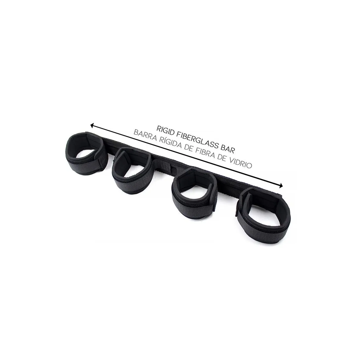 Spreizstange mit Starrer Stange und Weichen Manschetten von Latetobed BDSM Line | Fesselliebe.de