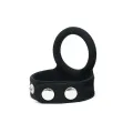 Penisriemen mit Cockring aus Silikon von Latex Play