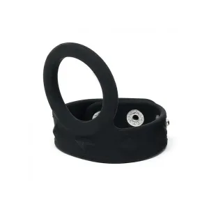 Penisriemen mit Cockring aus Silikon von Latex Play