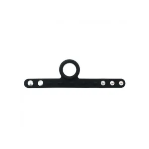 Penisriemen mit Cockring aus Silikon von Latex Play