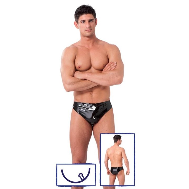Boxershorts mit Plug Latex von Latex Play | Fesselliebe.de