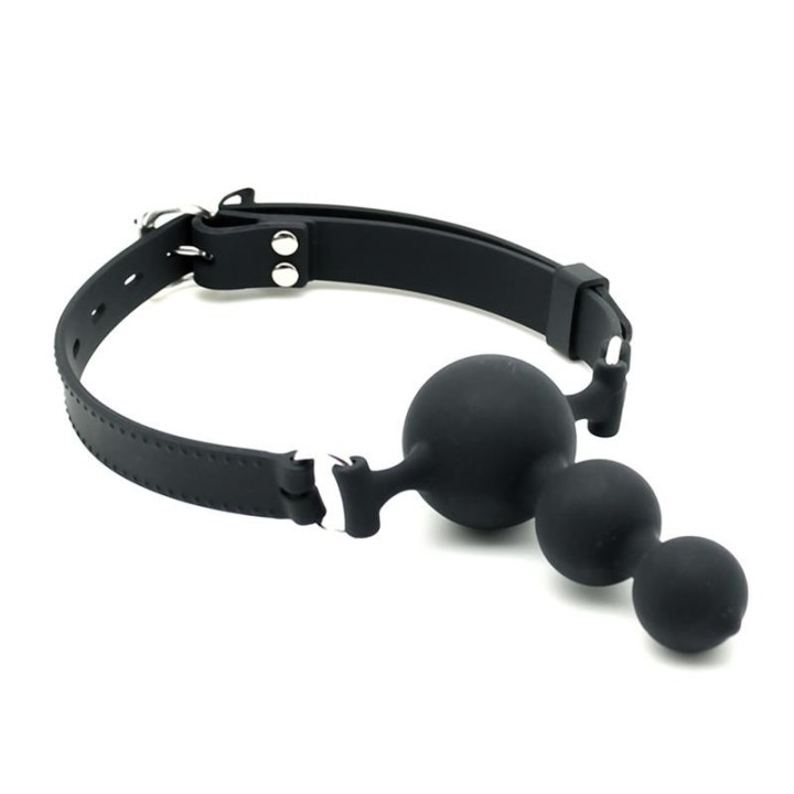 Mundknebel mit Plug aus Silikon von Latex Play | Fesselliebe.de