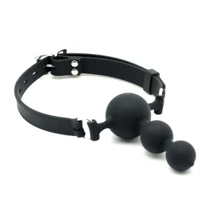 Mundknebel mit Plug aus Silikon von Latex Play